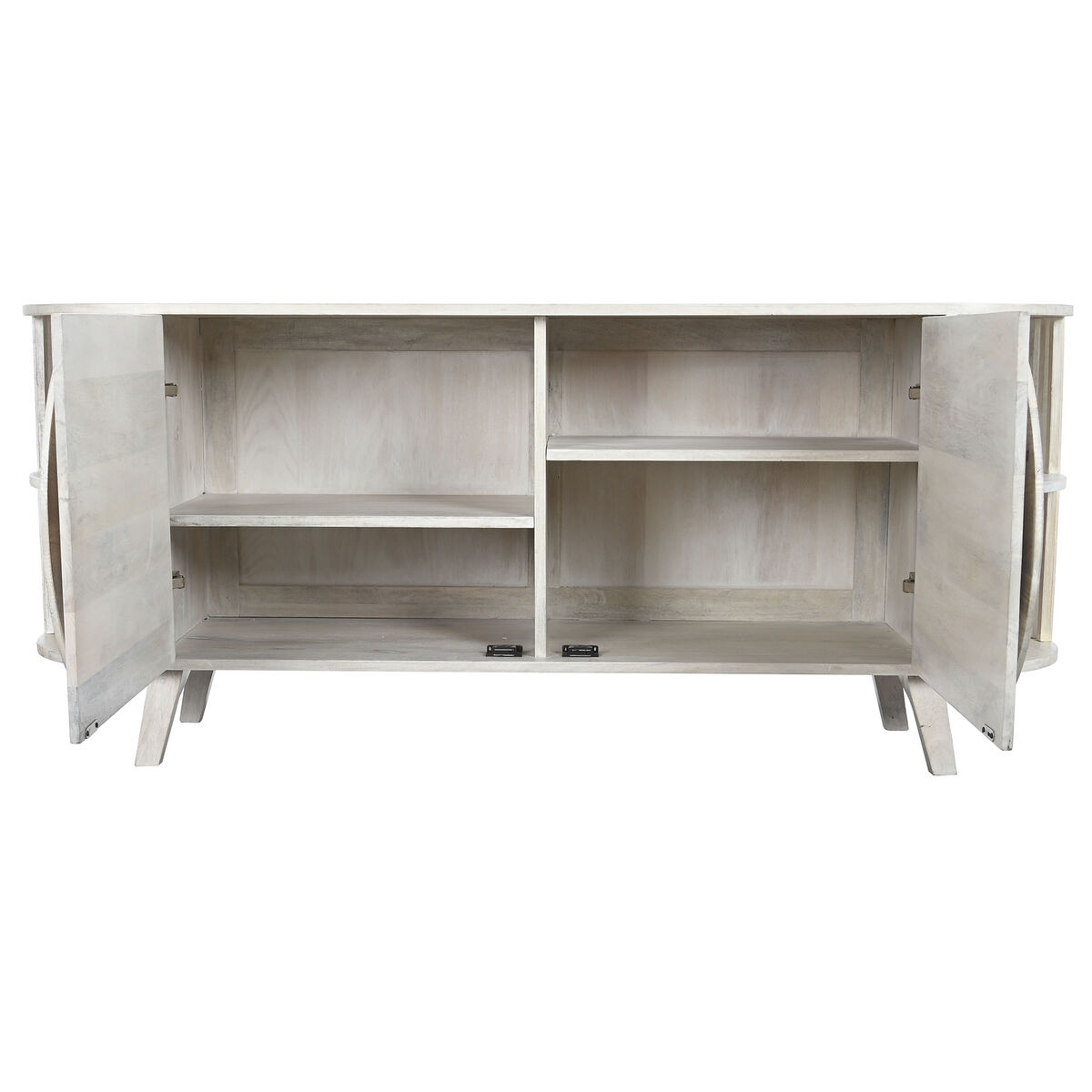 Bufete DKD Home Decor Balts Mango koks 150 x 40 x 65 cm